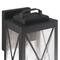 Hello Honey® Charleston Matte Black Farmhouse Rectangular Metal & Glass Wall Mounted Outdoor Light